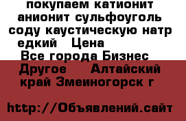 покупаем катионит анионит сульфоуголь соду каустическую натр едкий › Цена ­ 150 000 - Все города Бизнес » Другое   . Алтайский край,Змеиногорск г.